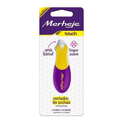 Cortador de Unhas Merheje Touch Violeta e Amarelo